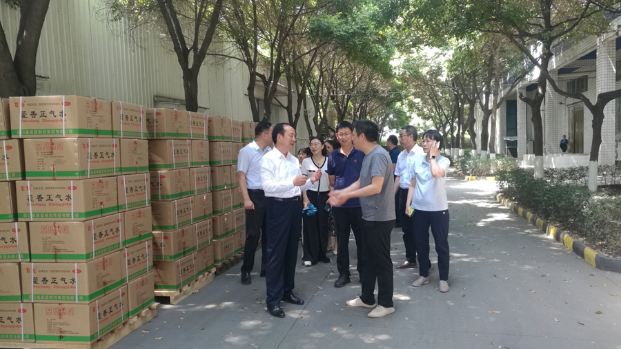 許昌市政協副主席馬浩一行到通園制藥集團 調研中醫藥產業發展工作